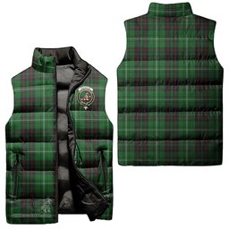 Scottish MacAulay of Lewis Clan Tartan Puffer Vest, Family Crest Plaid Sleeveless Down Jacket Scottish Plaid Tartan Plaid - ScotsTee - scotstee.com