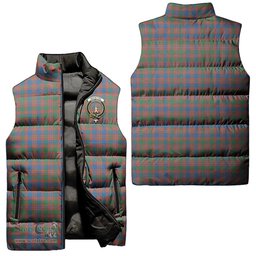 Scottish MacIntyre Ancient Clan Tartan Puffer Vest, Family Crest Plaid Sleeveless Down Jacket Scottish Plaid Tartan Plaid - ScotsTee - scotstee.com