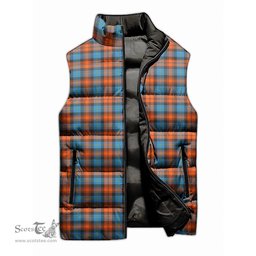Scottish MacLachlan Ancient Tartan Tartan Puffer Vest, Tartan Plaid Sleeveless Down Jacket Scottish Plaid Tartan Plaid - ScotsTee - scotstee.com