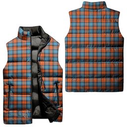 Scottish MacLachlan Ancient Tartan Tartan Puffer Vest, Tartan Plaid Sleeveless Down Jacket Scottish Plaid Tartan Plaid - ScotsTee - scotstee.com