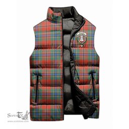 Scottish MacLean of Duart Ancient Clan Tartan Puffer Vest, Family Crest Plaid Sleeveless Down Jacket Scottish Plaid Tartan Plaid - ScotsTee - scotstee.com