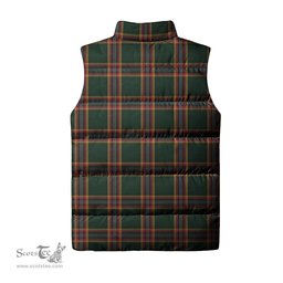 Scottish Moran Family Ubique Tartan Tartan Puffer Vest, Tartan Plaid Sleeveless Down Jacket Scottish Plaid Tartan Plaid - ScotsTee - scotstee.com