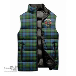 Scottish MacLeod of Skye Clan Tartan Puffer Vest, Family Crest Plaid Sleeveless Down Jacket Scottish Plaid Tartan Plaid - ScotsTee - scotstee.com