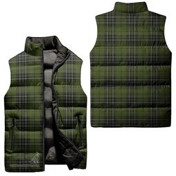 Scottish MacLean Hunting Tartan Tartan Puffer Vest, Tartan Plaid Sleeveless Down Jacket Scottish Plaid Tartan Plaid - ScotsTee - scotstee.com
