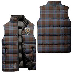 Scottish MacGregor Hastie Clan Tartan Puffer Vest, Family Crest Plaid Sleeveless Down Jacket Scottish Plaid Tartan Plaid - ScotsTee - scotstee.com