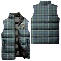 Scottish MacKenzie Ancient Clan Tartan Puffer Vest, Family Crest Plaid Sleeveless Down Jacket Scottish Plaid Tartan Plaid - ScotsTee - scotstee.com