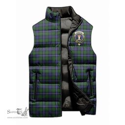 Scottish Robertson Hunting Clan Tartan Puffer Vest, Family Crest Plaid Sleeveless Down Jacket Scottish Plaid Tartan Plaid - ScotsTee - scotstee.com