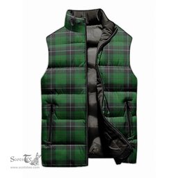 Scottish Raeside Tartan Tartan Puffer Vest, Tartan Plaid Sleeveless Down Jacket Scottish Plaid Tartan Plaid - ScotsTee - scotstee.com