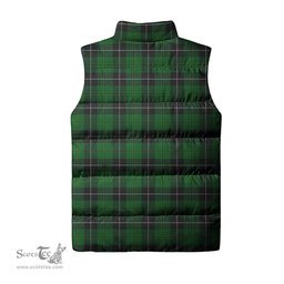 Scottish Raeside Tartan Tartan Puffer Vest, Tartan Plaid Sleeveless Down Jacket Scottish Plaid Tartan Plaid - ScotsTee - scotstee.com