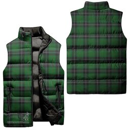 Scottish Raeside Tartan Tartan Puffer Vest, Tartan Plaid Sleeveless Down Jacket Scottish Plaid Tartan Plaid - ScotsTee - scotstee.com