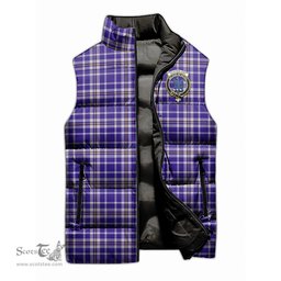 Scottish Ochterlony Clan Tartan Puffer Vest, Family Crest Plaid Sleeveless Down Jacket Scottish Plaid Tartan Plaid - ScotsTee - scotstee.com