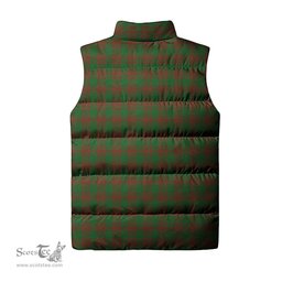 Scottish Menzies Clan Tartan Puffer Vest, Family Crest Plaid Sleeveless Down Jacket Scottish Plaid Tartan Plaid - ScotsTee - scotstee.com