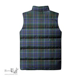 Scottish MacInnes Modern Clan Tartan Puffer Vest, Family Crest Plaid Sleeveless Down Jacket Scottish Plaid Tartan Plaid - ScotsTee - scotstee.com