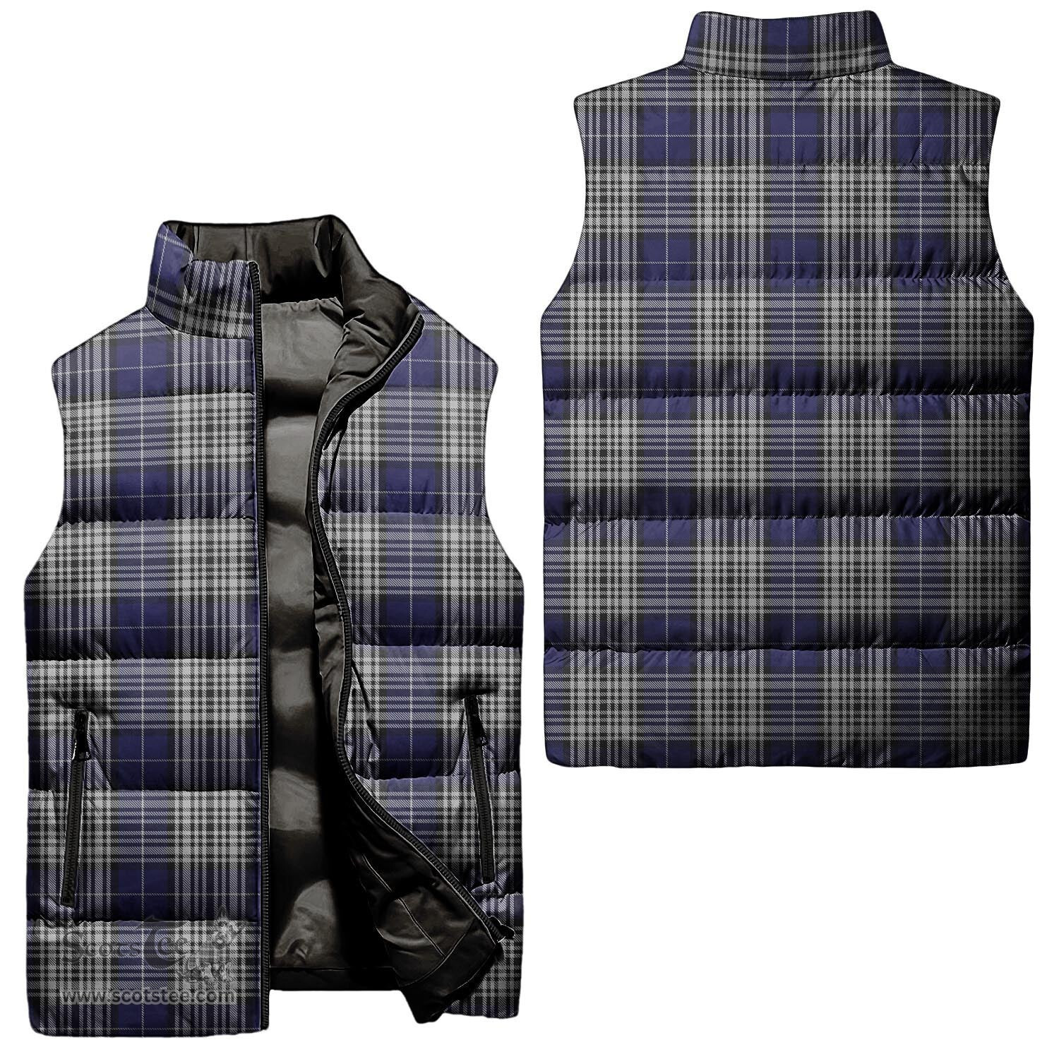 Scottish Napier Tartan Tartan Puffer Vest, Tartan Plaid Sleeveless Down Jacket Scottish Plaid Tartan Plaid - ScotsTee - scotstee.com