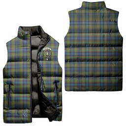 Scottish MacLellan Ancient Clan Tartan Puffer Vest, Family Crest Plaid Sleeveless Down Jacket Scottish Plaid Tartan Plaid - ScotsTee - scotstee.com