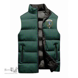 Scottish Montgomery Clan Tartan Puffer Vest, Family Crest Plaid Sleeveless Down Jacket Scottish Plaid Tartan Plaid - ScotsTee - scotstee.com