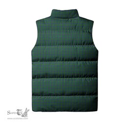 Scottish Montgomery Clan Tartan Puffer Vest, Family Crest Plaid Sleeveless Down Jacket Scottish Plaid Tartan Plaid - ScotsTee - scotstee.com