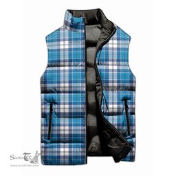 Scottish Roberton Tartan Tartan Puffer Vest, Tartan Plaid Sleeveless Down Jacket Scottish Plaid Tartan Plaid - ScotsTee - scotstee.com