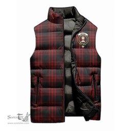 Scottish Menzies Hunting Clan Tartan Puffer Vest, Family Crest Plaid Sleeveless Down Jacket Scottish Plaid Tartan Plaid - ScotsTee - scotstee.com