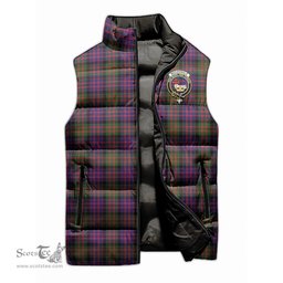 Scottish MacDonald Modern Clan Tartan Puffer Vest, Family Crest Plaid Sleeveless Down Jacket Scottish Plaid Tartan Plaid - ScotsTee - scotstee.com