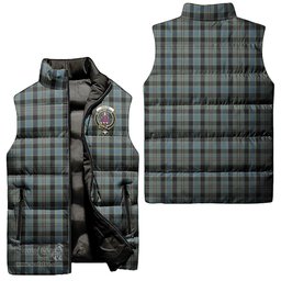 Scottish Ogilvie (Ogilvy) Hunting Clan Tartan Puffer Vest, Family Crest Plaid Sleeveless Down Jacket Scottish Plaid Tartan Plaid - ScotsTee - scotstee.com