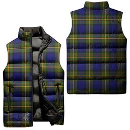 Scottish Muir Tartan Tartan Puffer Vest, Tartan Plaid Sleeveless Down Jacket Scottish Plaid Tartan Plaid - ScotsTee - scotstee.com