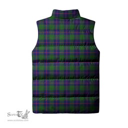 Scottish Shaw Modern Clan Tartan Puffer Vest, Family Crest Plaid Sleeveless Down Jacket Scottish Plaid Tartan Plaid - ScotsTee - scotstee.com