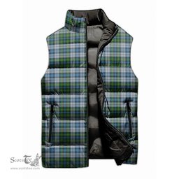 Scottish MacNeil Dress Tartan Tartan Puffer Vest, Tartan Plaid Sleeveless Down Jacket Scottish Plaid Tartan Plaid - ScotsTee - scotstee.com