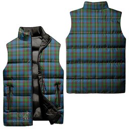 Scottish Tait Tartan Tartan Puffer Vest, Tartan Plaid Sleeveless Down Jacket Scottish Plaid Tartan Plaid - ScotsTee - scotstee.com