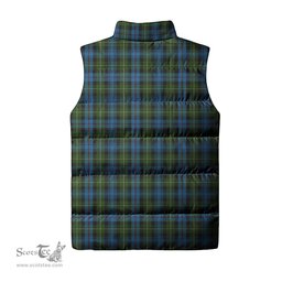 Scottish MacKenzie Clan Tartan Puffer Vest, Family Crest Plaid Sleeveless Down Jacket Scottish Plaid Tartan Plaid - ScotsTee - scotstee.com