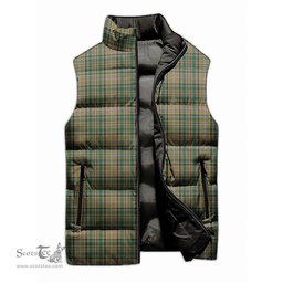 Scottish O'Farrell Tartan Tartan Puffer Vest, Tartan Plaid Sleeveless Down Jacket Scottish Plaid Tartan Plaid - ScotsTee - scotstee.com