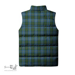 Scottish MacLeod Green Tartan Tartan Puffer Vest, Tartan Plaid Sleeveless Down Jacket Scottish Plaid Tartan Plaid - ScotsTee - scotstee.com