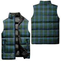 Scottish MacLeod Green Tartan Tartan Puffer Vest, Tartan Plaid Sleeveless Down Jacket Scottish Plaid Tartan Plaid - ScotsTee - scotstee.com