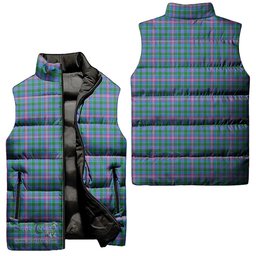 Scottish Pitcairn Hunting Tartan Tartan Puffer Vest, Tartan Plaid Sleeveless Down Jacket Scottish Plaid Tartan Plaid - ScotsTee - scotstee.com