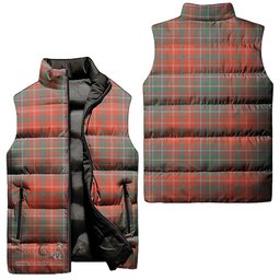 Scottish MacDougall Ancient Tartan Tartan Puffer Vest, Tartan Plaid Sleeveless Down Jacket Scottish Plaid Tartan Plaid - ScotsTee - scotstee.com