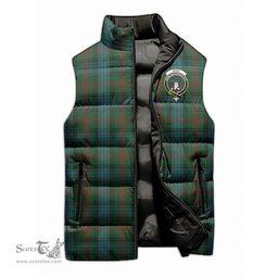 Scottish Ross Hunting Clan Tartan Puffer Vest, Family Crest Plaid Sleeveless Down Jacket Scottish Plaid Tartan Plaid - ScotsTee - scotstee.com
