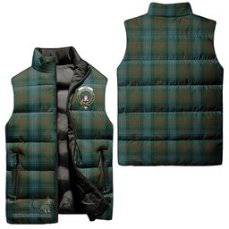 Scottish Ross Hunting Clan Tartan Puffer Vest, Family Crest Plaid Sleeveless Down Jacket Scottish Plaid Tartan Plaid - ScotsTee - scotstee.com