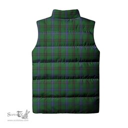 Scottish MacKendrick Tartan Tartan Puffer Vest, Tartan Plaid Sleeveless Down Jacket Scottish Plaid Tartan Plaid - ScotsTee - scotstee.com