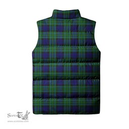 Scottish MacCallum Modern Clan Tartan Puffer Vest, Family Crest Plaid Sleeveless Down Jacket Scottish Plaid Tartan Plaid - ScotsTee - scotstee.com