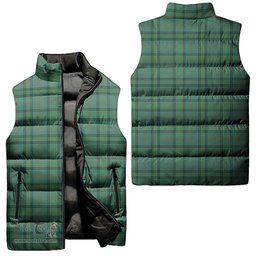 Scottish Ross Hunting Ancient Tartan Tartan Puffer Vest, Tartan Plaid Sleeveless Down Jacket Scottish Plaid Tartan Plaid - ScotsTee - scotstee.com