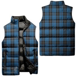 Scottish Ramsay Blue Hunting Tartan Tartan Puffer Vest, Tartan Plaid Sleeveless Down Jacket Scottish Plaid Tartan Plaid - ScotsTee - scotstee.com