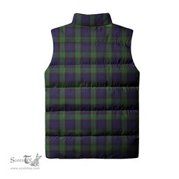 Scottish Nicolson Green Hunting Clan Tartan Puffer Vest, Family Crest Plaid Sleeveless Down Jacket Scottish Plaid Tartan Plaid - ScotsTee - scotstee.com