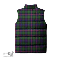 Scottish Urquhart Modern Clan Tartan Puffer Vest, Family Crest Plaid Sleeveless Down Jacket Scottish Plaid Tartan Plaid - ScotsTee - scotstee.com