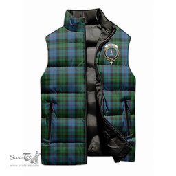 Scottish Morrison Society Clan Tartan Puffer Vest, Family Crest Plaid Sleeveless Down Jacket Scottish Plaid Tartan Plaid - ScotsTee - scotstee.com