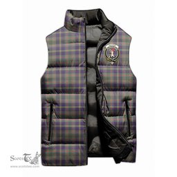 Scottish Taylor Weathered Clan Tartan Puffer Vest, Family Crest Plaid Sleeveless Down Jacket Scottish Plaid Tartan Plaid - ScotsTee - scotstee.com