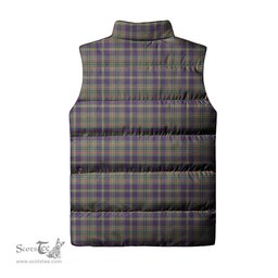 Scottish Taylor Weathered Clan Tartan Puffer Vest, Family Crest Plaid Sleeveless Down Jacket Scottish Plaid Tartan Plaid - ScotsTee - scotstee.com