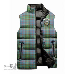 Scottish Whitelaw Clan Tartan Puffer Vest, Family Crest Plaid Sleeveless Down Jacket Scottish Plaid Tartan Plaid - ScotsTee - scotstee.com