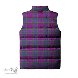Scottish Wardlaw Modern Clan Tartan Puffer Vest, Family Crest Plaid Sleeveless Down Jacket Scottish Plaid Tartan Plaid - ScotsTee - scotstee.com
