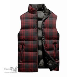 Scottish Menzies Hunting Tartan Tartan Puffer Vest, Tartan Plaid Sleeveless Down Jacket Scottish Plaid Tartan Plaid - ScotsTee - scotstee.com