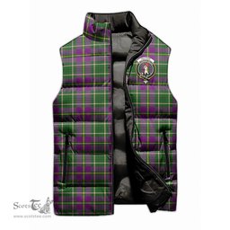 Scottish Taylor Clan Tartan Puffer Vest, Family Crest Plaid Sleeveless Down Jacket Scottish Plaid Tartan Plaid - ScotsTee - scotstee.com